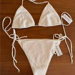 PacSun White Bikini Set